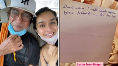 My Darling Bachcha: Shraddha Kapoor gets handwritten note from father Shakti Kapoor, actress gets emotional