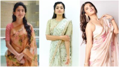 Nidhi Agerwal Vs Rashmika Mandanna Vs Sai Pallavi: Who Amongst These Has Your Heart In A Pastel Floral Saree? (FAN BATTLE)