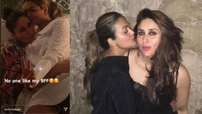 No one like my BFF: Kareena Kapoor gets a kiss from Amrita Arora, fans get friendship goals