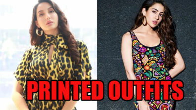 Nora Fatehi Vs Sara Ali Khan: Which Stunner Looked Fierce In Prints?