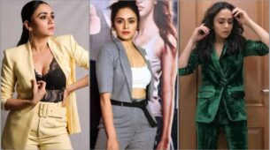 Not Your Ordinary Bae: Take Cues From Amruta Khanvilkar On How To Style A Pantsuit In A Unique Way