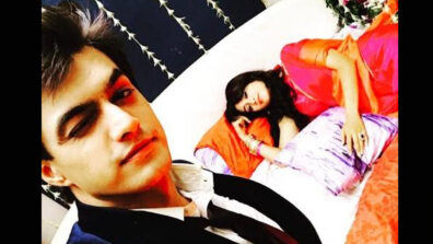 Oh So Cute: When Mohsin Khan winks after catching Shivangi Joshi  napping in public, see viral pic