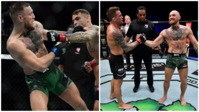 McGregor Takes On Dustin Poirier – A Dramatic Face-Off Before The Fight