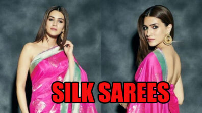 Ohh So Beautiful: Silk Saree Never Goes Wrong With Kriti Sanon