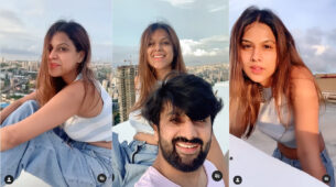 OMG: Nia Sharma’s brother catches her red-handed sitting alone dangerously on terrace, you won’t believe what happened next