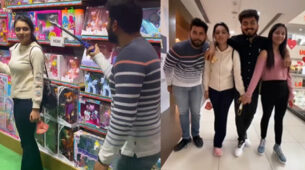 OMG: RadhaKrishn fame Mallika Singh gets pranked in a toy store, is Sumedh Mudgalkar behind it?
