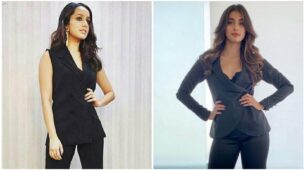 Pooja Hegde Vs Shraddha Kapoor: Whose Black Pantsuit Is Exciting?