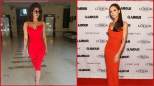 Priyanka Chopra Vs Victoria Beckham: Which Lady Has Your Attention In Red Cutout Dress?