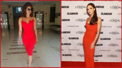 Priyanka Chopra Vs Victoria Beckham: Which Lady Has Your Attention In Red Cutout Dress?