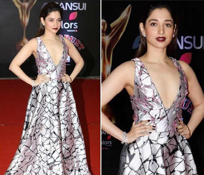 Promising Deep-Neck Designs Of Tamannaah Bhatia For A Lasting Impression - 0