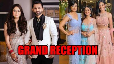 Rahul Vaidya and Disha Parmar host grand reception, Khatron Ke Khiladi contestants Anushka Sen, Arjun Bijlani, Shweta Tiwari have a blast