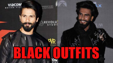 Ranveer Singh Vs Shahid Kapoor: Which Hottie Slew The All Black Look?