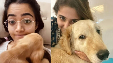 Rashmika Mandanna & Dhvani Bhanushali’s ‘pawsome’ connection that melted our hearts