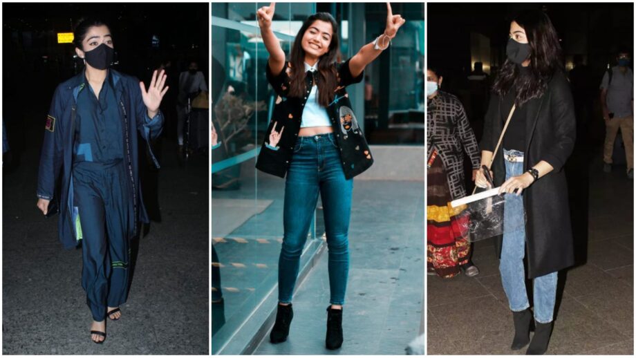 Rashmika Mandanna Vs Pooja Hegde: Whose Airport Look Is On Point? - 0