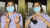 Rashmika Mandanna’s Pastel Sweat Suit & Double Color Sneakers Is All You Need To Slay The Airport Fashion: Yay Or Nay?