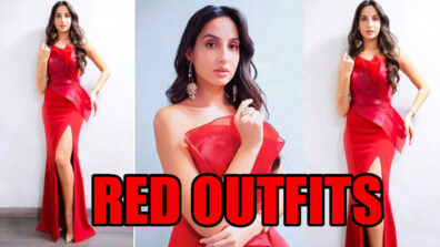 Red Is What We Recommend! Nora Fatehi Looks Stunning In Her Red Outfit, View Pics