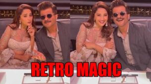 Retro Magic: Iconic jodi Madhuri Dixit and Anil Kapoor come together for a special moment, check video