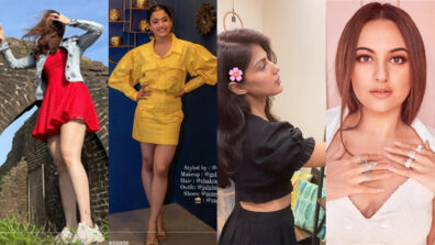 Rock the solid colour monotone vibe like Tamannaah Bhatia, Rashmika Mandanna, Rhea Chakraborty & Sonakshi Sinha to woo your crush