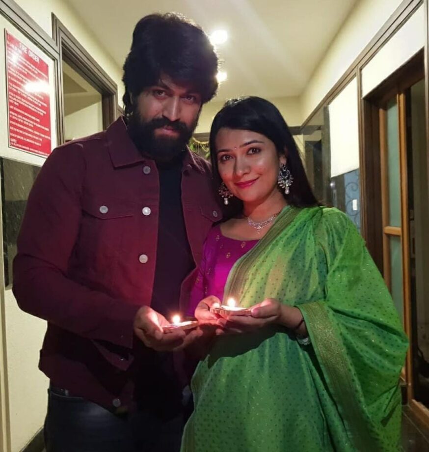 Romance In Air! Cosy Pictures Of KGF Star Yash And Radhika Pandit Give Major Relationship Goals - 1