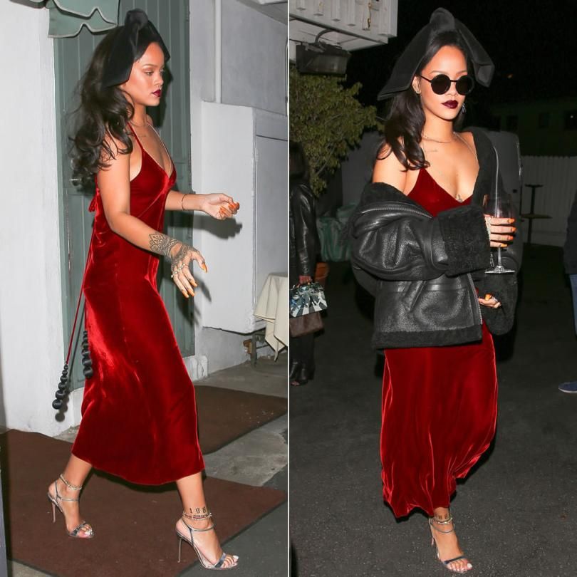 Rose-Red To Wine Red: Rihanna Burns The Vogue Game In Any Shade Of Red - 2