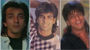 Sanjay Dutt Vs Akshay Kumar Vs Shah Rukh Khan: Who Donned The 90’s Hairstyle Better? FAN BATTLE