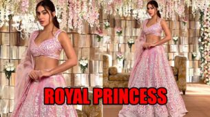 Sara Ali Khan looks like a royal princess in pink chikankari lehenga, fans can’t stop drooling