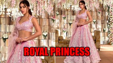 Sara Ali Khan looks like a royal princess in pink chikankari lehenga, fans can’t stop drooling