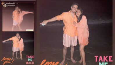 Sara Ali Khan says ‘I love you’ to someone special, spotted twinning while posing for a romantic photo