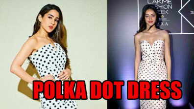 Sara Ali Khan Vs Ananya Panday: Which Diva Stole Hearts With Classic Polka Dot Printed Dress? Fan Battle