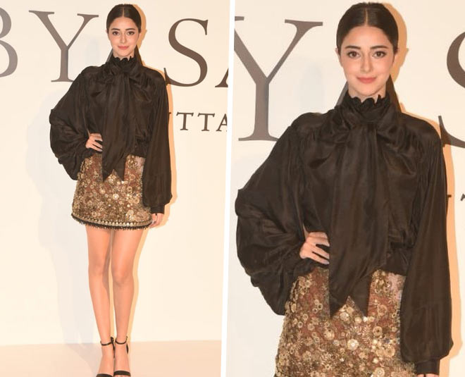 Sara Ali Khan Vs Ananya Panday: Which Hot Babe Aced The Embellished Skirt & A Black Top? - 1