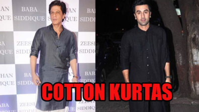 Shah Rukh Khan & Ranbir Kapoor Find Comfort In Cotton Kurtas