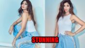 Shilpa Shetty looks stunning in spaghetti top and denim fringe pants, fans can’t stop praising