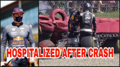 SHOCKING: Max Verstappen hospitalized after first lap crash with Lewis Hamilton in British Grand Prix 2021