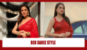 Shraddha Arya Vs Himanshi Khurana: Which Gorgeous Lady Donned In Red Saree?