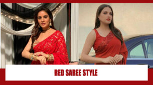 Shraddha Arya Vs Himanshi Khurana: Which Gorgeous Lady Donned In Red Saree?