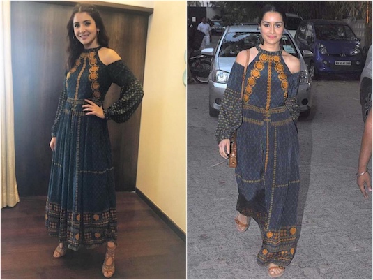 Shraddha Kapoor Vs Anushka Sharma: Which Diva Rocked In An Alike Dress? - 0