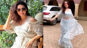 Shradhha Arya Vs Karishma Tanna: Which Diva Looks Regal In White?
