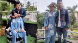 Siddharth Nigam caught on camera pulling Avneet Kaur’s cheeks in a cute way, fans can’t stop blushing