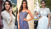 Slay the crochet midi outfit vibe like ‘boss babes’ Nora Fatehi, Kriti Sanon & Sonam Kapoor to make bold fashion statement