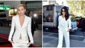 Miley Cyrus Vs Selena Gomez: Which Boss Lady Scores 10/10 In A White Pantsuit?