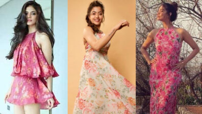 Stab hearts like a queen in halter neck floral dress like Malavika Mohanan, Rashmika Mandanna & Keerthy Suresh