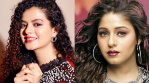 Sunidhi Chauhan & Palak Muchhal Are Stealing The Thunder Wearing Monsoon Makeup
