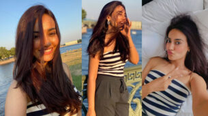 Surbhi Jyoti flaunts her sensuality in an off-shoulder dress, fans in love with the sun-kissed beauty