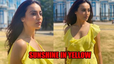 Surbhi Jyoti shines like a sunshine in yellow dress, fans love it