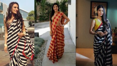 Surbhi Jyoti Vs Aahana Kumra Vs Krishna Mukherjee: Which Diva Looks Prettiest In Striped Saree?