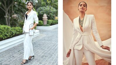 Taapsee Pannu Vs Sonam Kapoor: Which ‘Boss Lady’ Raised The Hotness Bar In A White Pantsuit?