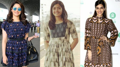 Tamannaah Bhatia, Rashmika Mandanna, Kriti Sanon & ‘block-printed midi dresses’, a REAL visual delight