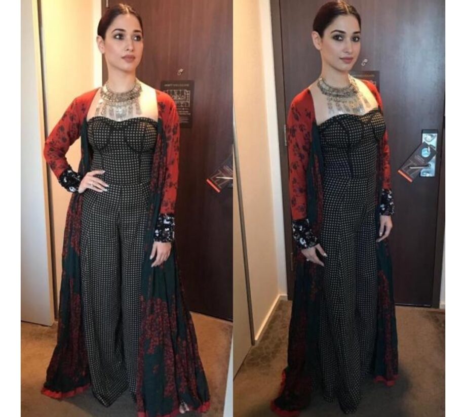 Tamannaah Vs Shraddha Kapoor: Who Wore The Long Cardigan With Chunk Jewellery Better? - 0