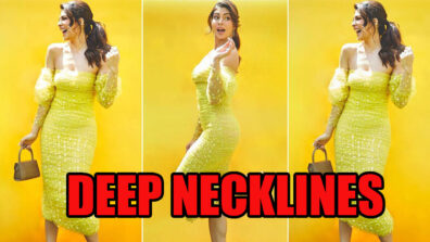 These Deep Neckline Hot Outfits Of Jacqueline Fernandez Will Glam Up Your Gloomy Day, See Pics