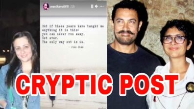 This is what Imran Khan’s estranged wife Avantika Malik posted on social media after Aamir Khan & Kiran Rao’s divorce announcement